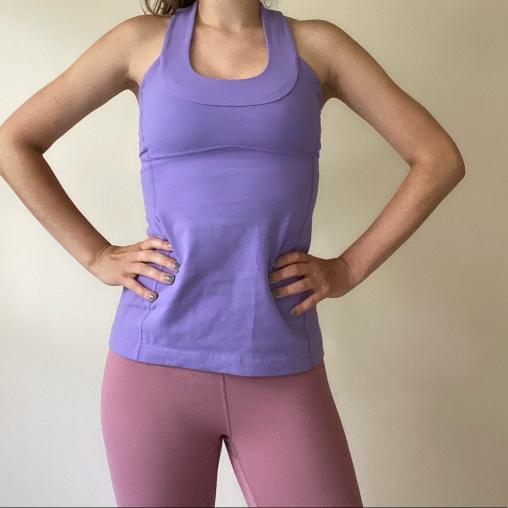 Lilac Lululemon racerback tank